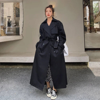 Lena | Trench Lungo Doppiopetto Oversize