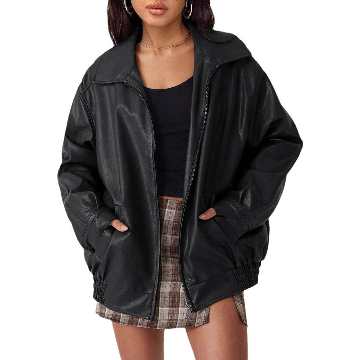 Nicola | Bomber Rilassato con Zip
