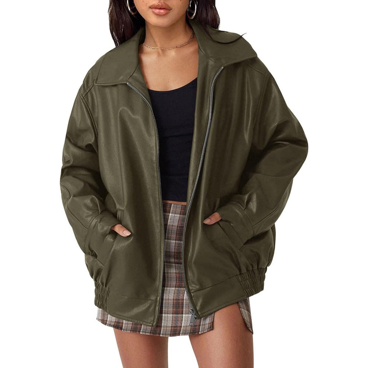 Nicola | Bomber Rilassato con Zip
