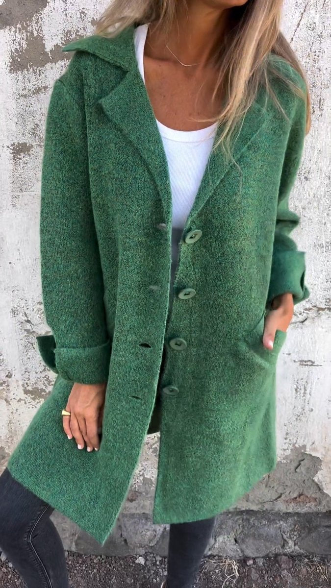 Lucille | Cappotto Lungo Rilassato con Revers
