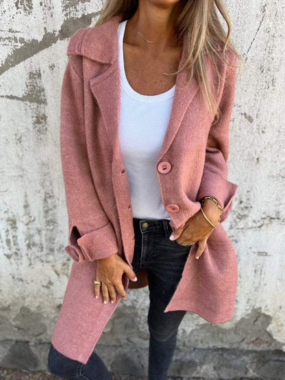 Lucille | Cappotto Lungo Rilassato con Revers