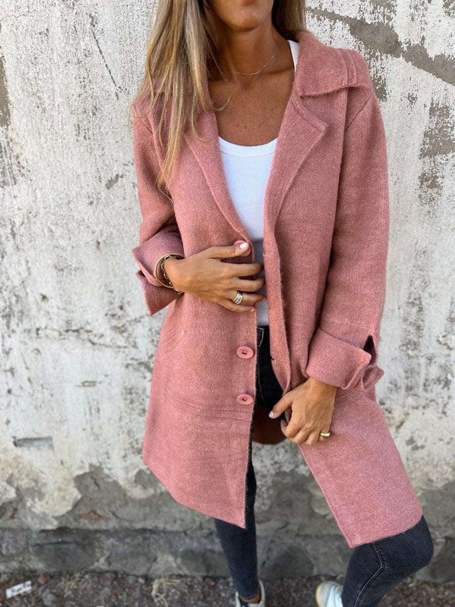 Lucille | Cappotto Lungo Rilassato con Revers