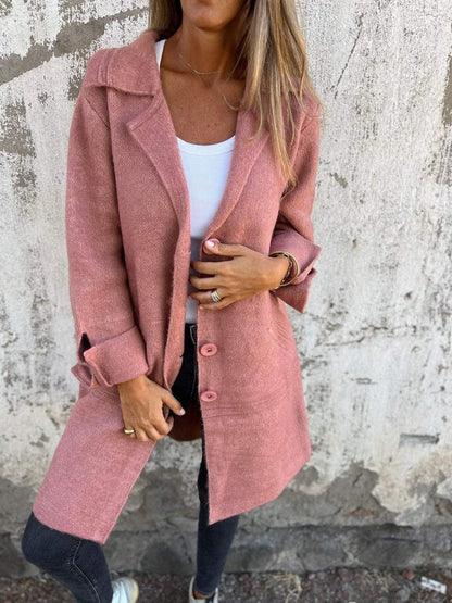 Lucille | Cappotto Lungo Rilassato con Revers