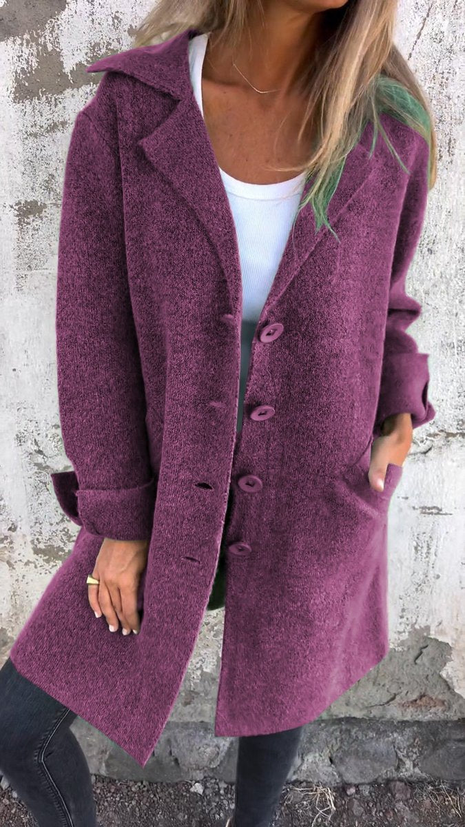 Lucille | Cappotto Lungo Rilassato con Revers