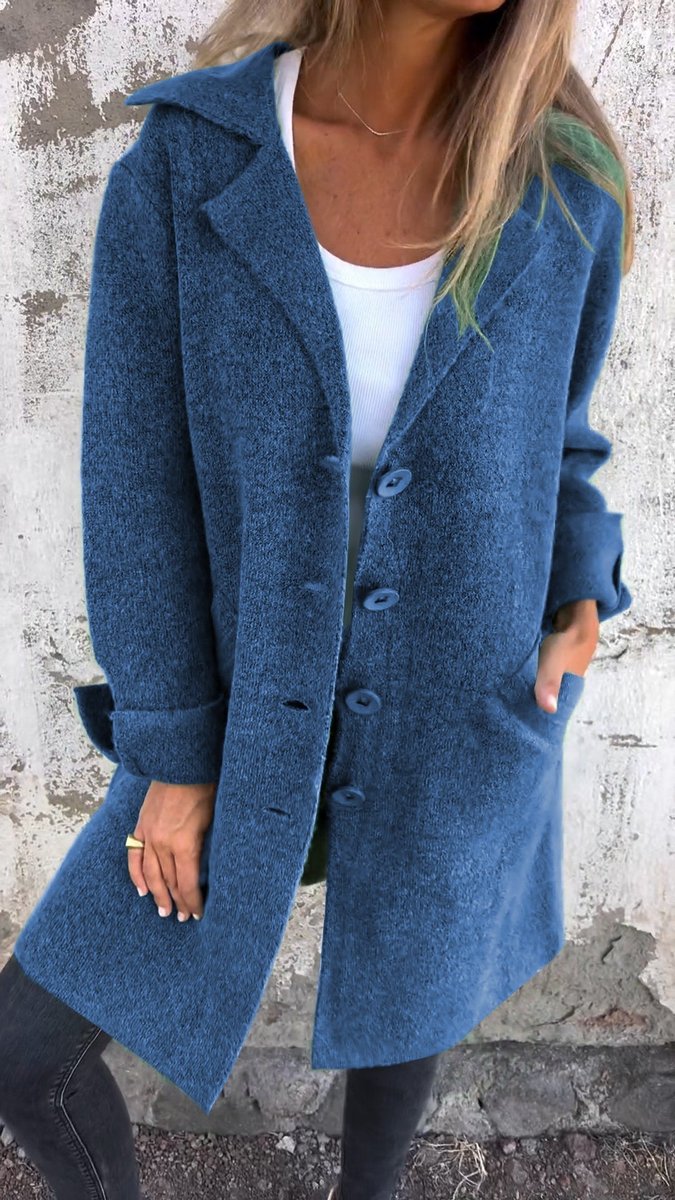 Lucille | Cappotto Lungo Rilassato con Revers