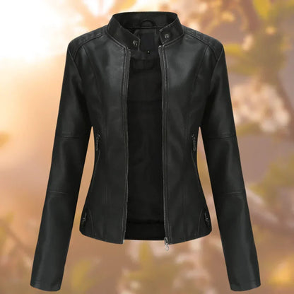 Larissa | Giacca Moto Slim con Zip