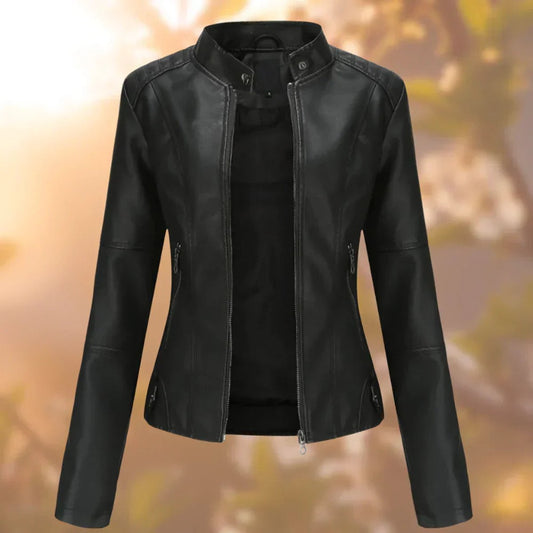 Larissa | Giacca Moto Slim con Zip