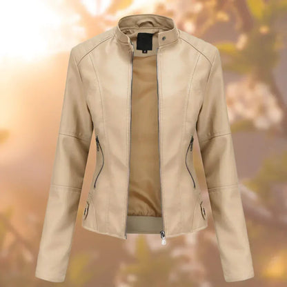 Larissa | Giacca Moto Slim con Zip