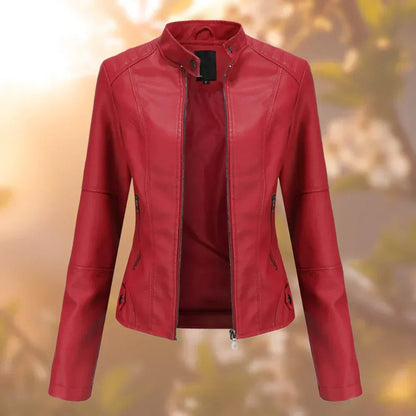 Larissa | Giacca Moto Slim con Zip
